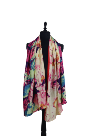 BLOEMBLAD SJAAL ROZE